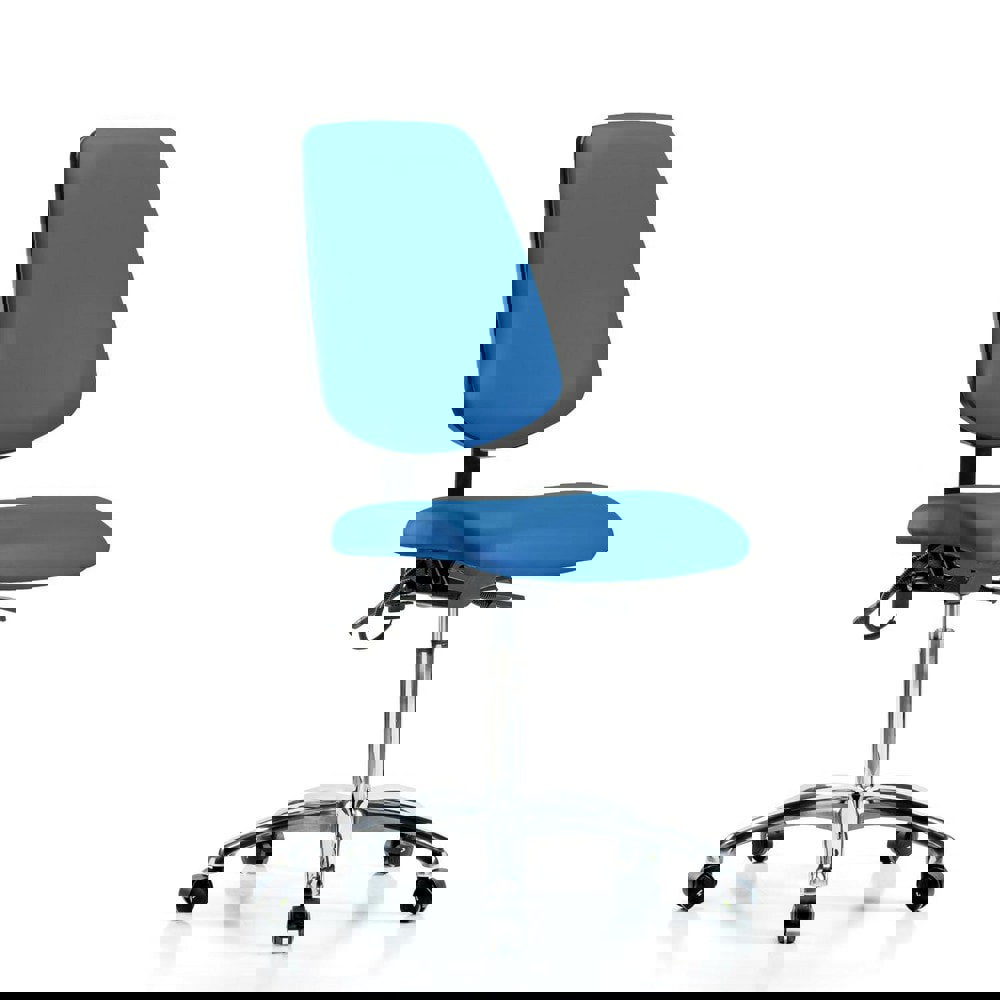 Task Chair: ESD Vinyl, Blue